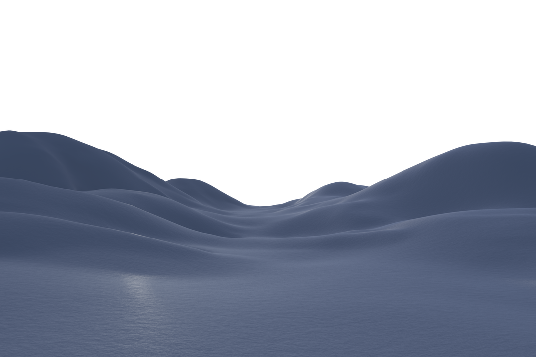 Digital Illustration of Snow Field Landscape on Transparent Background - Download Free Stock Images Pikwizard.com