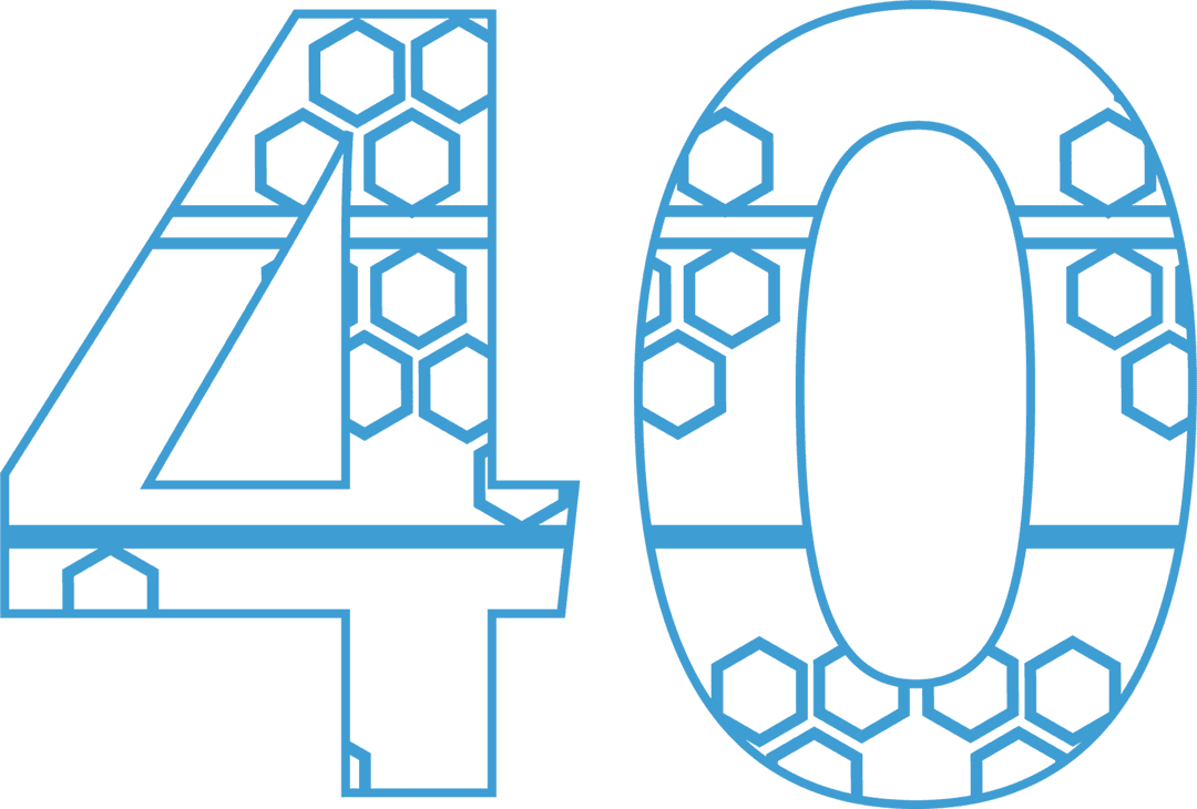 number 40 with geometric pattern on transparent background - Download Free Stock Images Pikwizard.com
