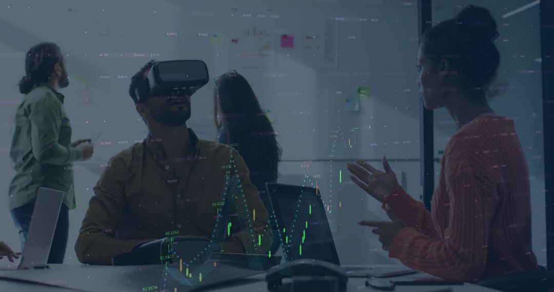 Innovative Workspace with VR and Data Analysis