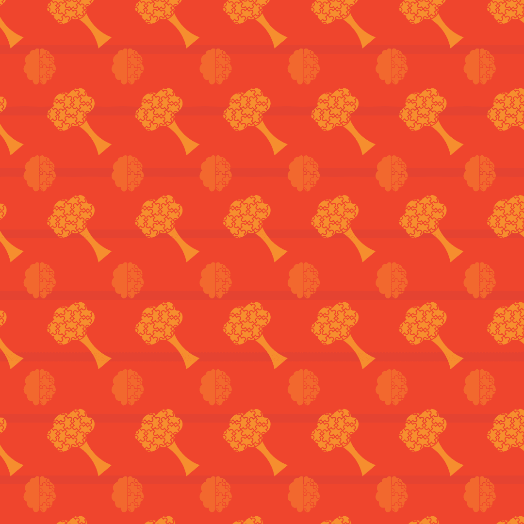 transparent brain pattern with red and orange repeating design - Download Free Stock Images Pikwizard.com