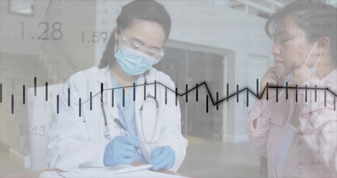 Doctor Consultation with Visual Data Overlay