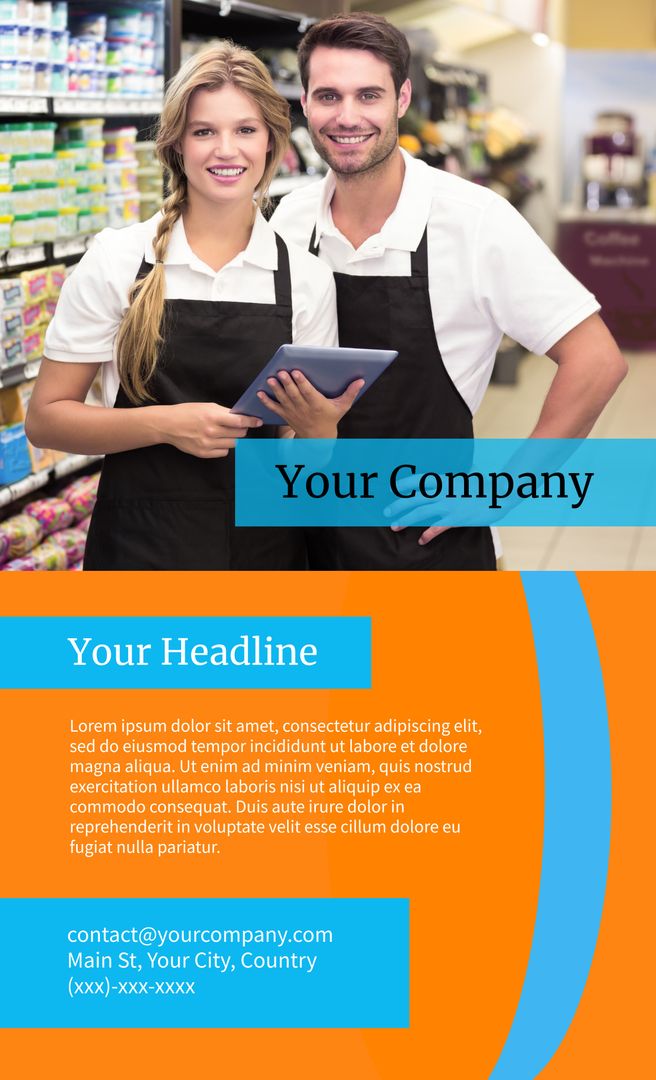 Friendly Store Team Representing Excellent Customer Service