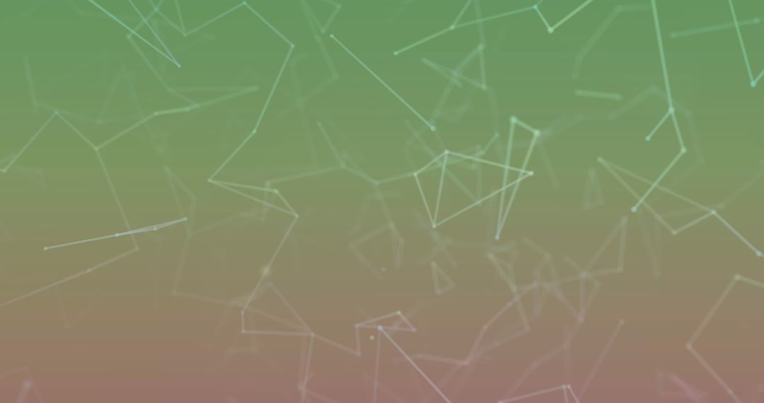 Futuristic Network Connections on Gradient Background