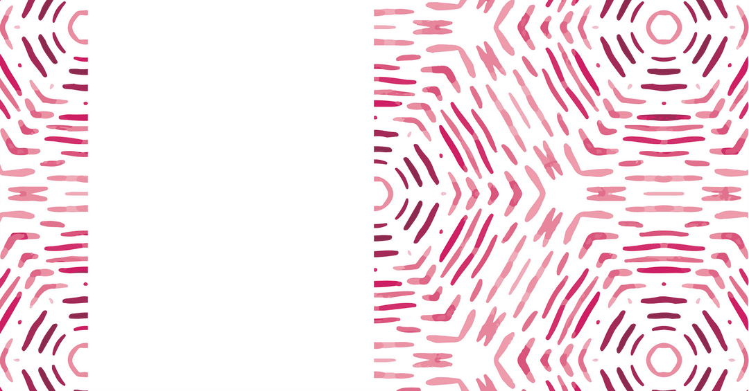 Abstract Red Pattern with Transparent Background for Creative Designs