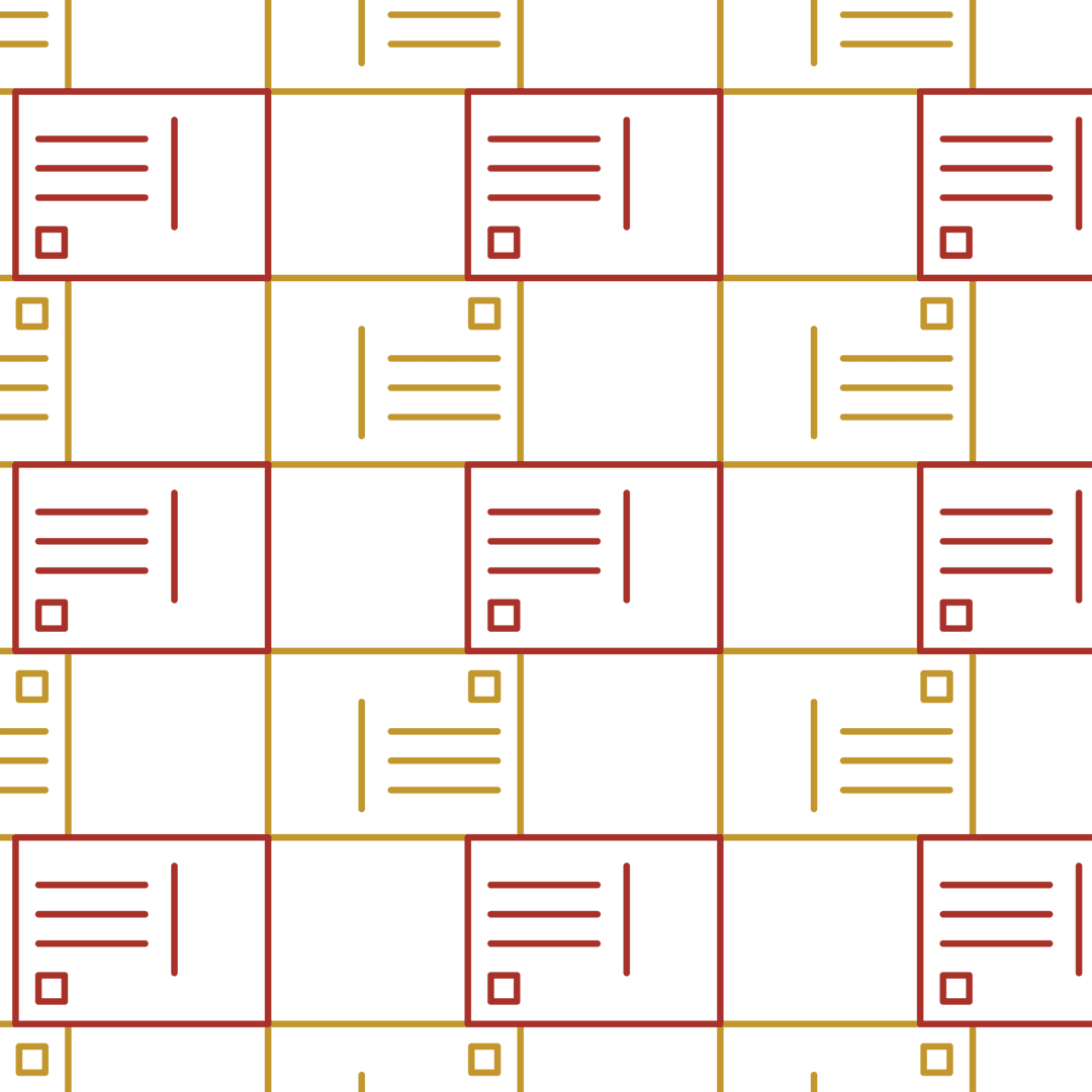 Seamless Yellow Red Postcards Pattern Transparent Background Design