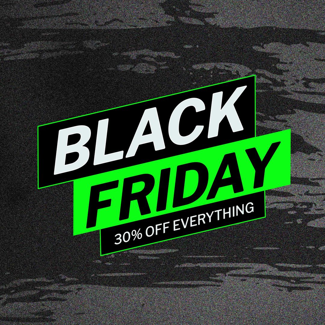 Black Friday Sale Abstract Background with Bold Discounts