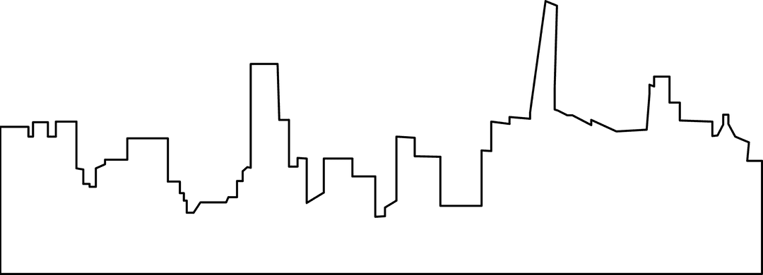 Transparent Urban Cityscape with Modern Architecture