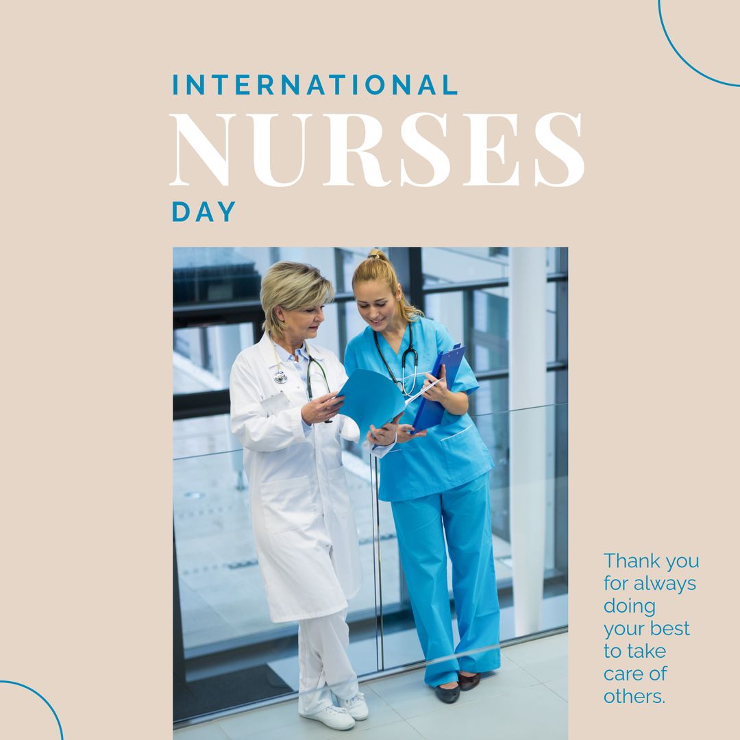 Celebrating International Nurses Day with Diverse Hospital Staff