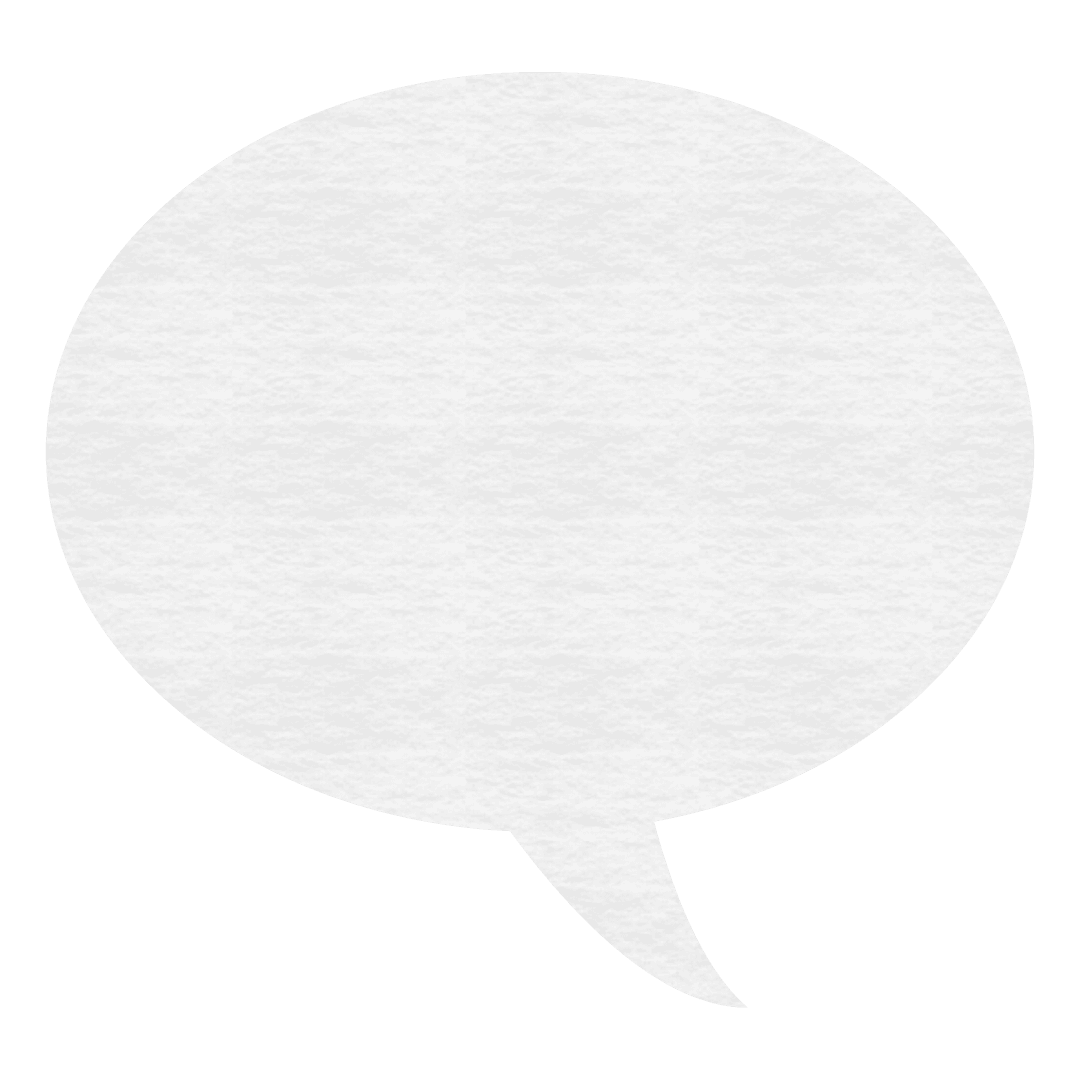 Transparent White Speech Bubble On Clear Background Illustration