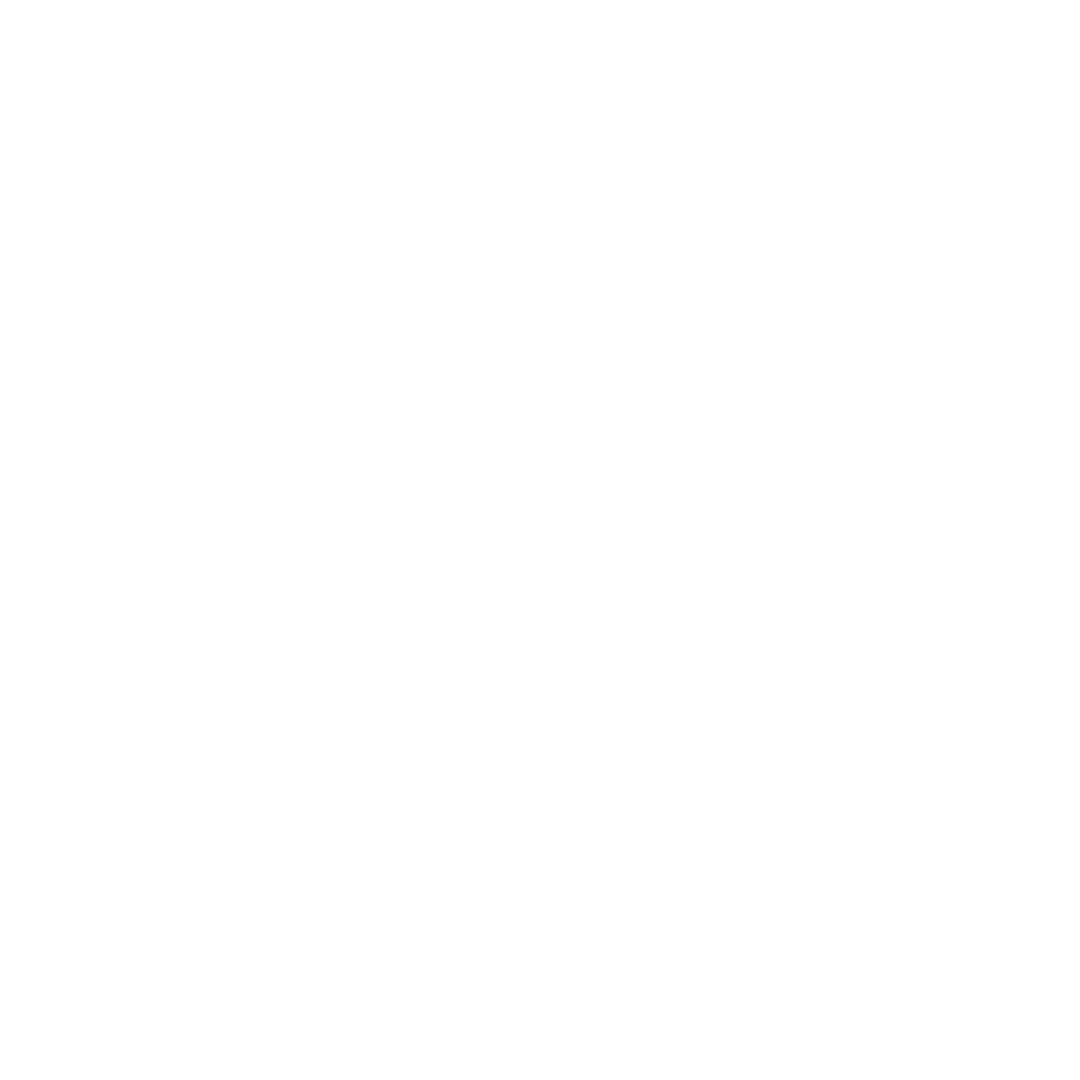 White Pattern Illustration on Transparent Background