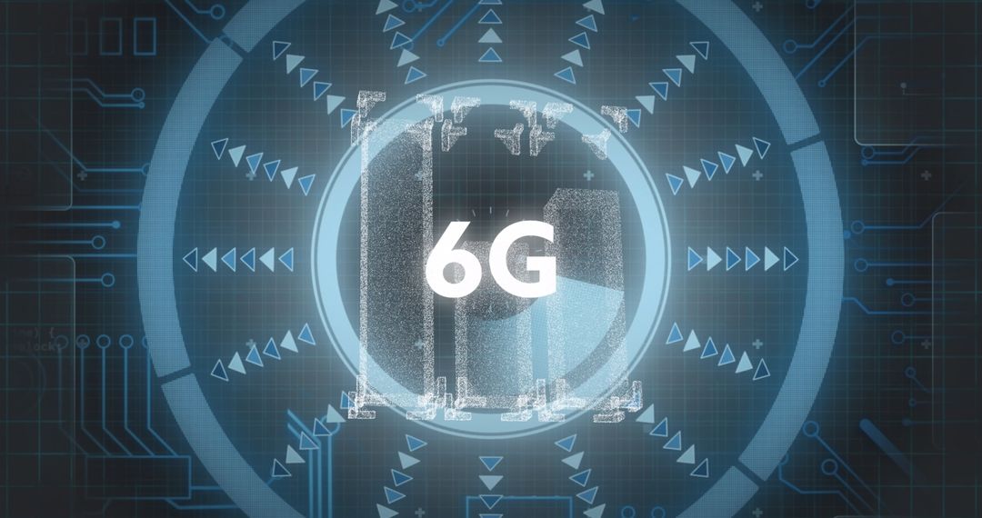 Innovative 6G Technology Integration on Digital Screen