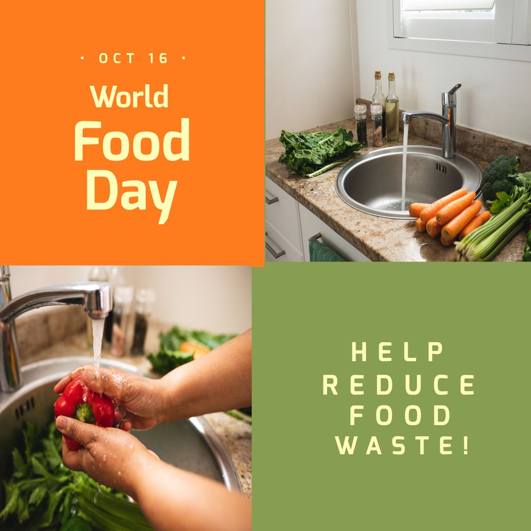 World Food Day 2023 Promotion with Fresh Vegetables