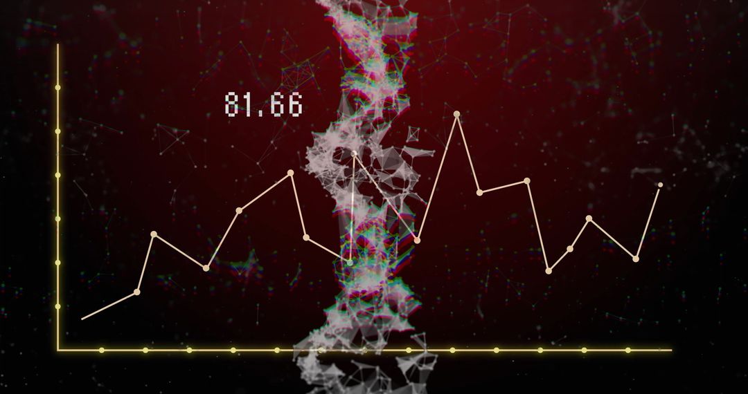 Futuristic Data Visualization with Helix and Line Graph