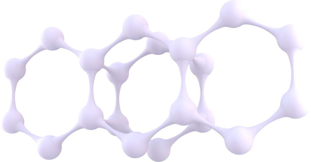 Close-Up of Abstract White Molecule on Transparent Background - Download Free Stock Images Pikwizard.com