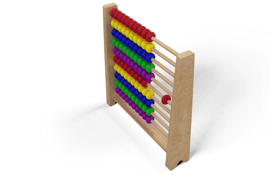 Transparent Abacus for Counting and Mathematical Illustrations