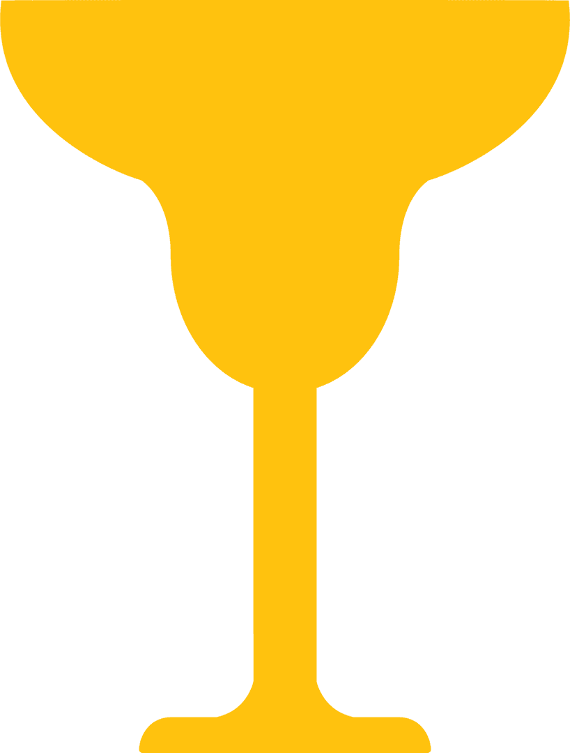 Golden Trophy on Transparent Background for Competitions