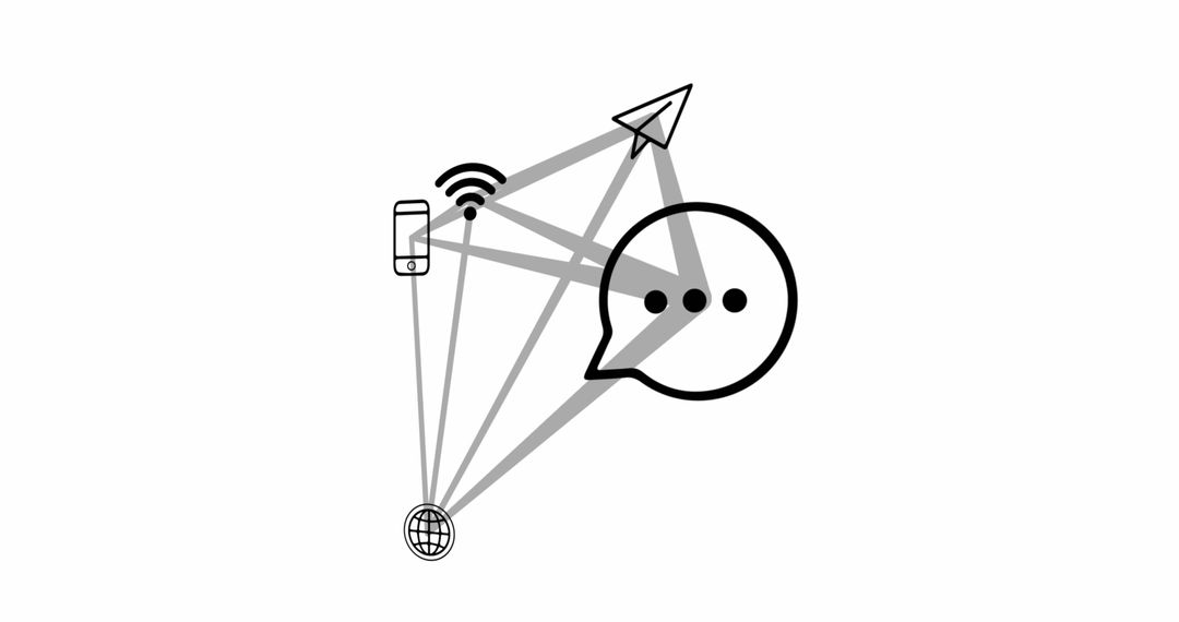 Abstract Technology Communications Connections Concept
