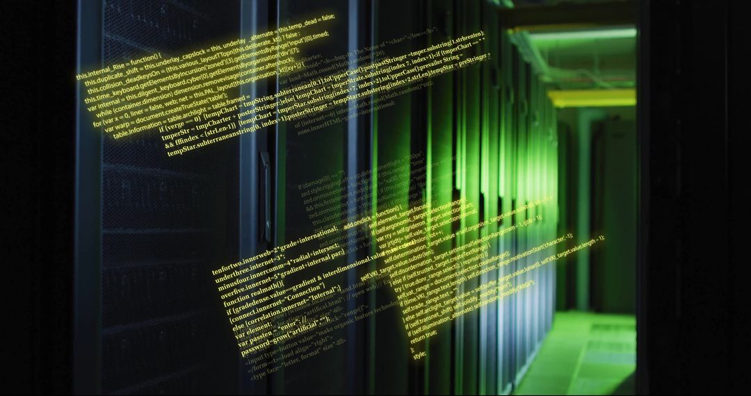 digital data streams flowing through secure server room - Free Images, Stock Photos and Pictures on Pikwizard.com