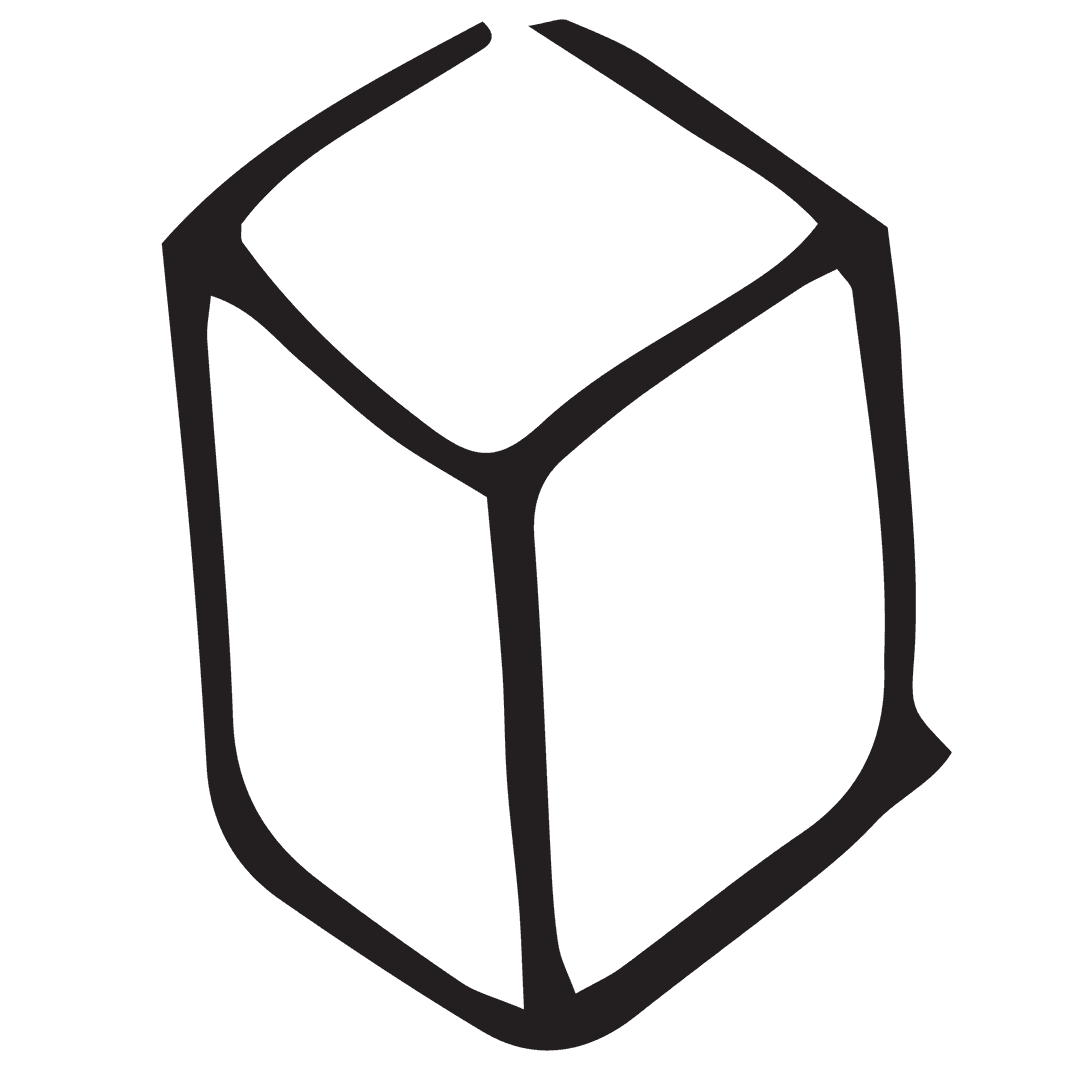 Transparent Hand Drawn Cube Icon Outline