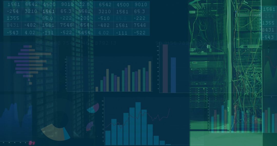 Futuristic data analytics with networks and graphs overlay