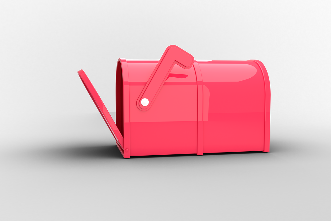 Pink Mailbox on Transparent Background for Communication Concepts - Download Free Stock Images Pikwizard.com