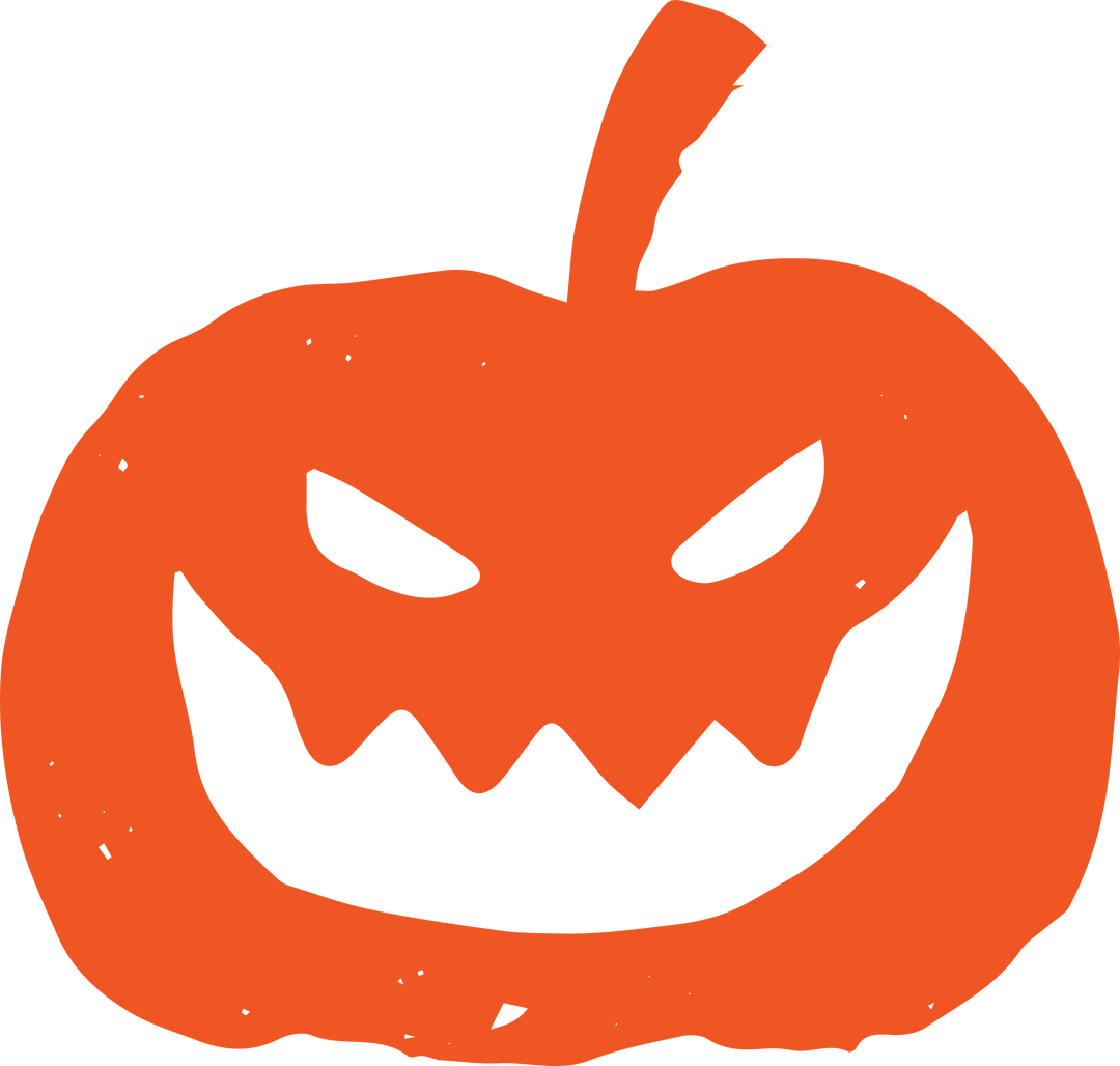 Transparent Orange Halloween Pumpkin Illustration With Smiling Face - Download Free Stock Images Pikwizard.com