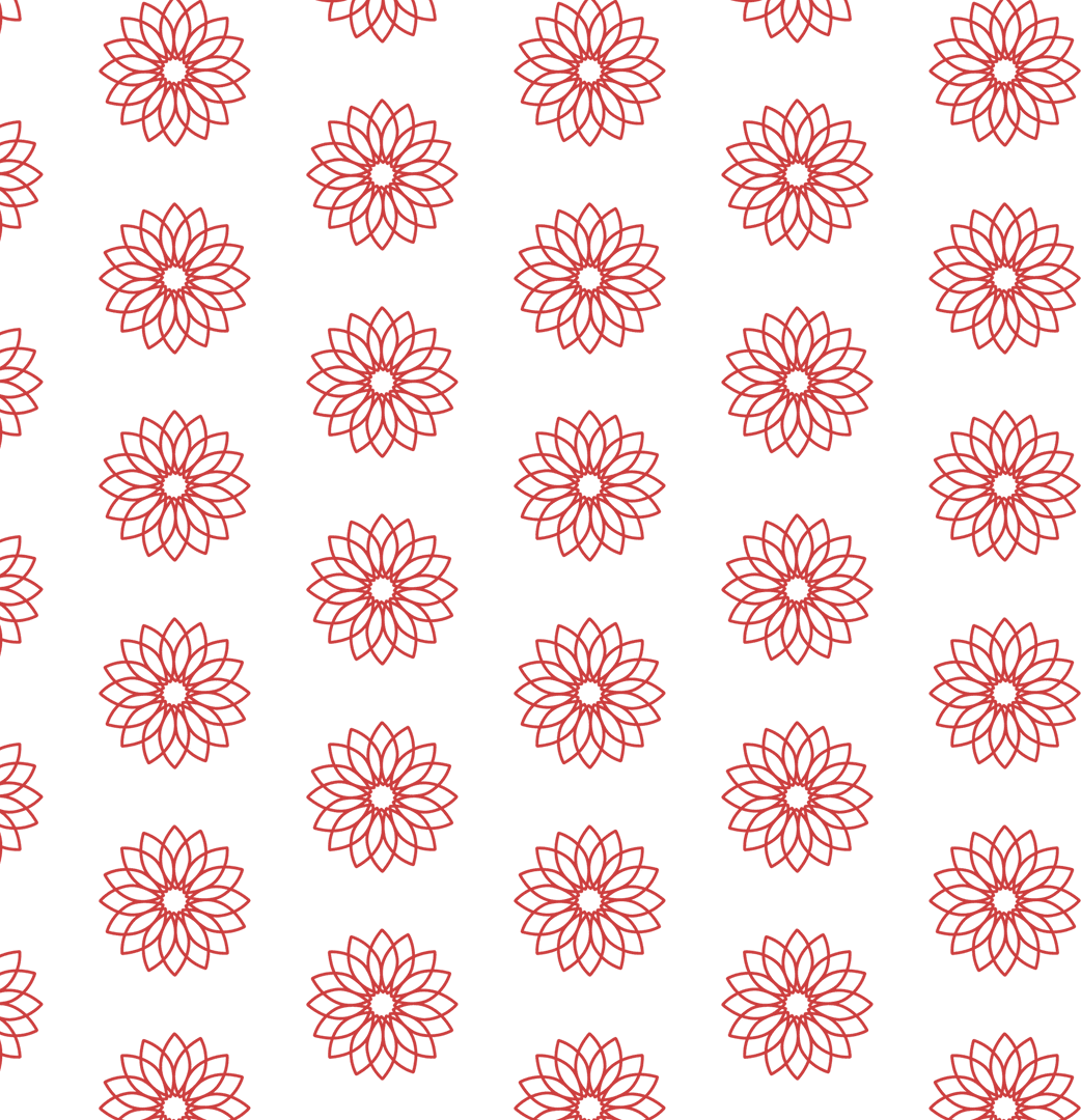 Transparent Pattern of Floral Shapes in Red Color Overlapping Seamlessly - Download Free Stock Images Pikwizard.com