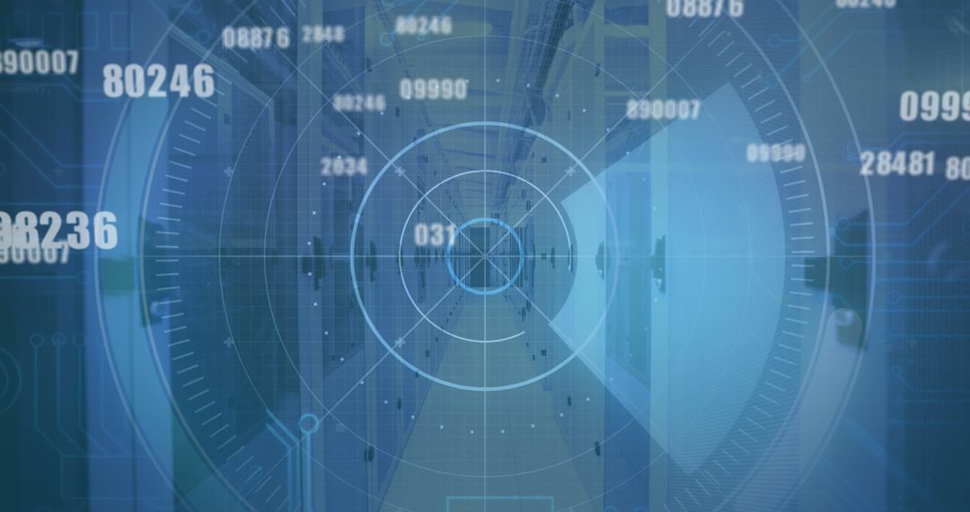 Digital Stock Market Analysis with Data Interface Overlay