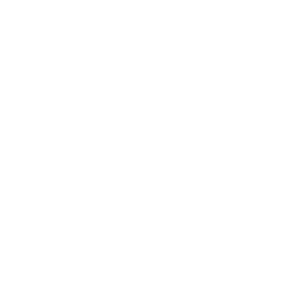 White Flower Pattern on Black Transparent Background Vector Design