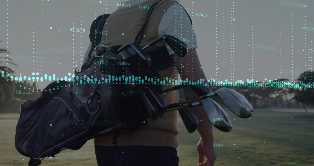 Golfing Tradition with Data Visualization at Sunrise