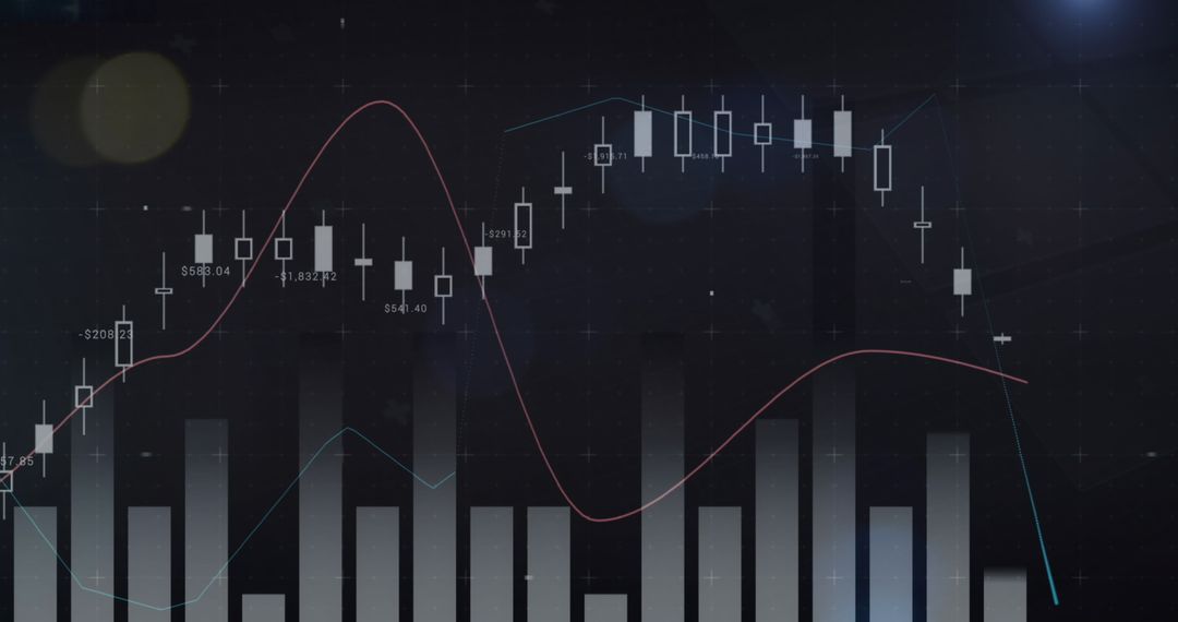 Financial Graphs and Charts on Digital Interface