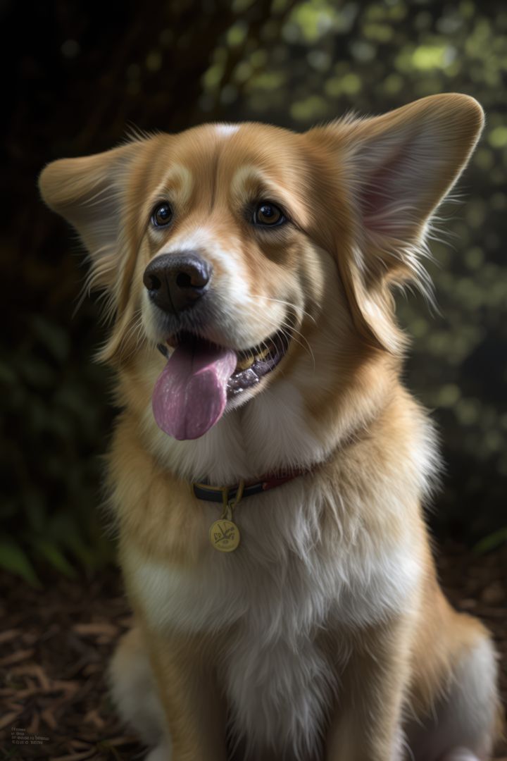 Portrait of Adorable Corgi in Nature Setting - Free Images, Stock Photos and Pictures on Pikwizard.com