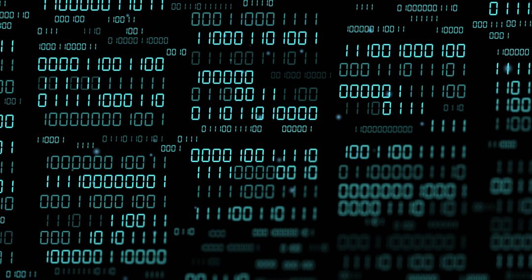 Futuristic Binary Code and Data Streams in Digital Technology - Free Images, Stock Photos and Pictures on Pikwizard.com