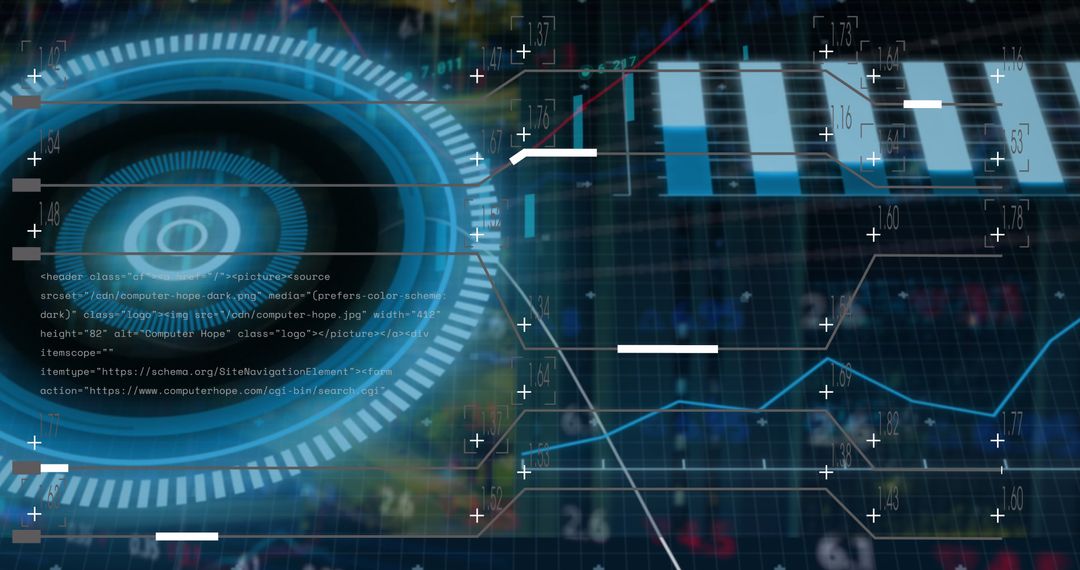 Digital Data Processing with Growth Charts and Global Network
