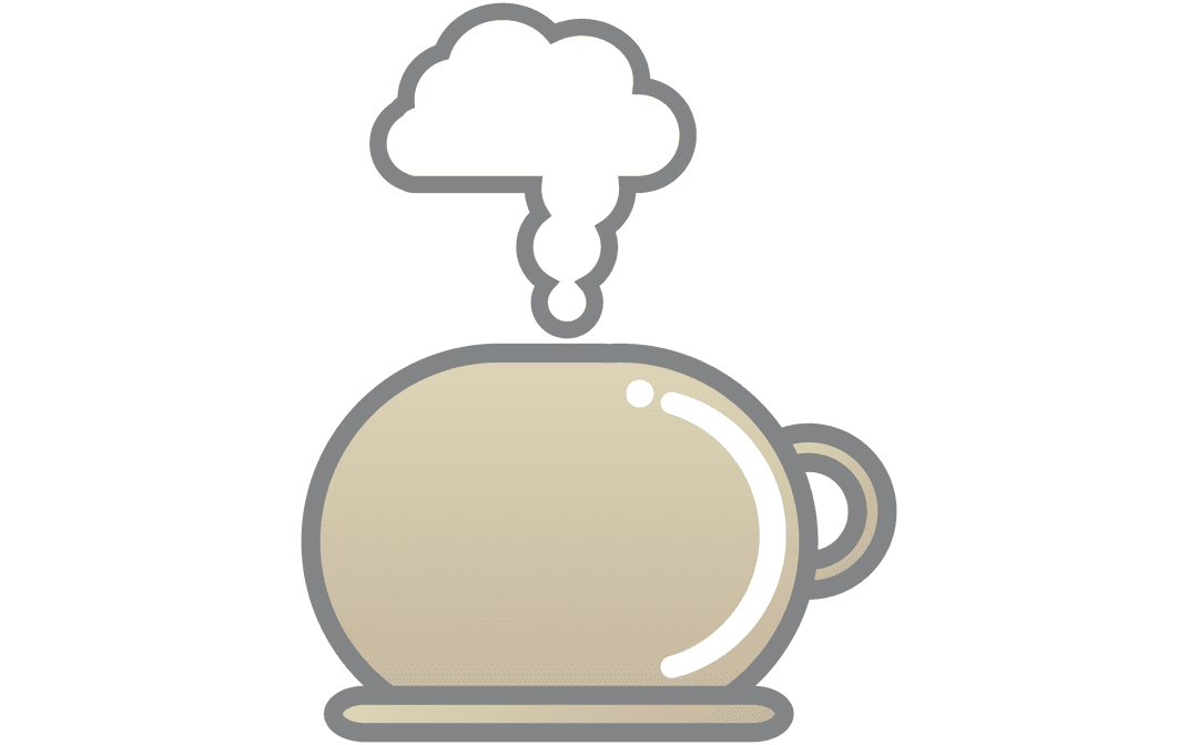 Brown Teapot Illustration on Transparent Background