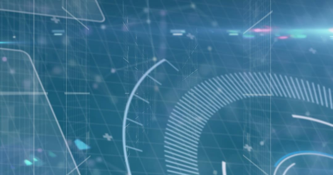 Futuristic Data Visualization with Sci-Fi Data Interface