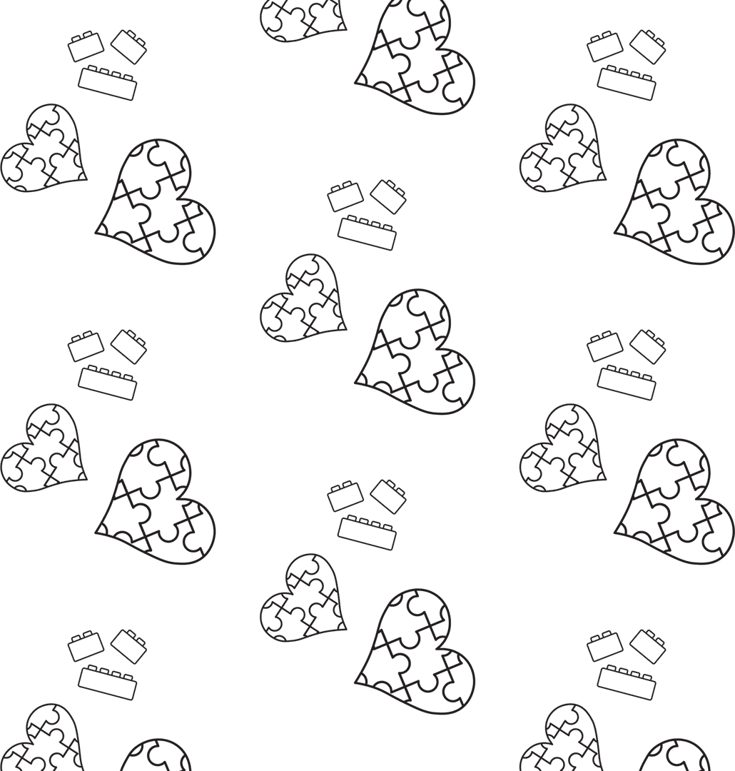 How Collaborative Hearts and Bricks Symbols Create Transparent Pattern Puzzles