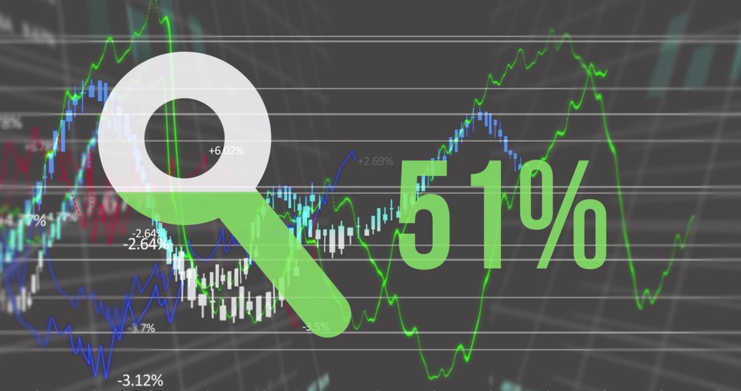 Financial Forecast and Market Analysis with Growing Percentage - Free Images, Stock Photos and Pictures on Pikwizard.com