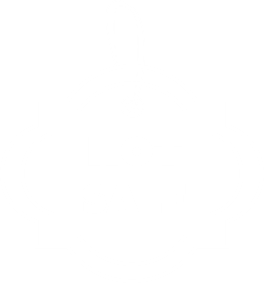Transparent Hot Sale Tag on Transparent Background for Shopping Promotions