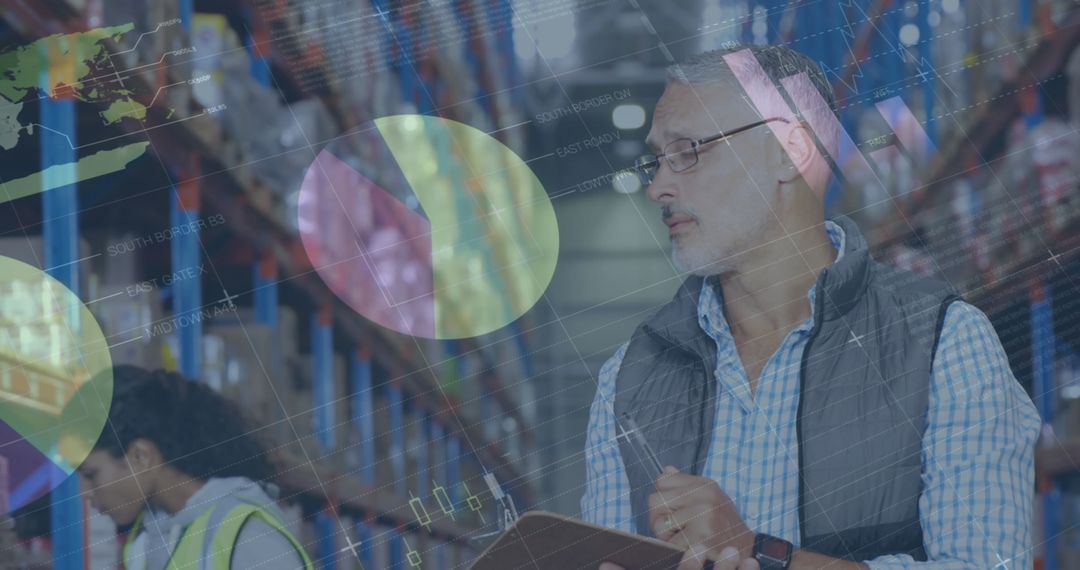 Warehouse Analytics Displaying Business Growth Data