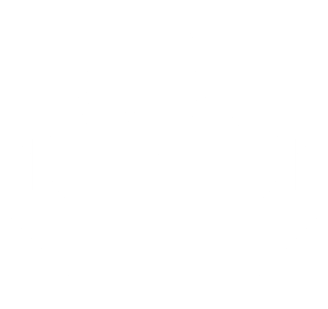 Transparent Hands Lifting Globe with Global Icon