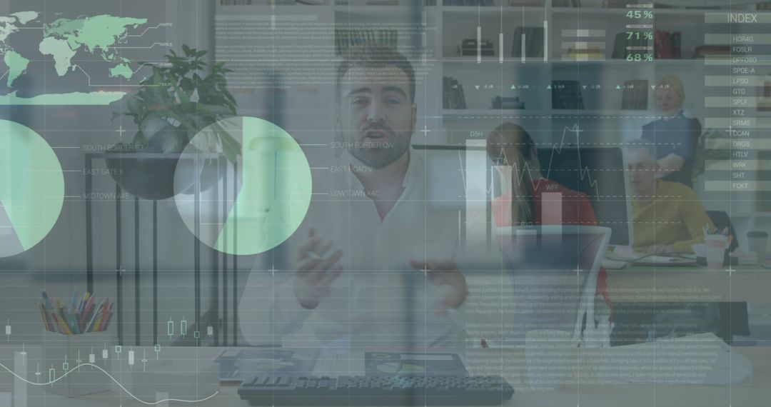 Financial Data Processing with Team Collaboration Concept