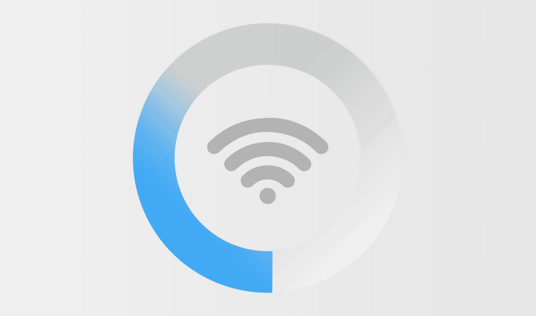 Transparent Digital WiFi Network Signal Icon