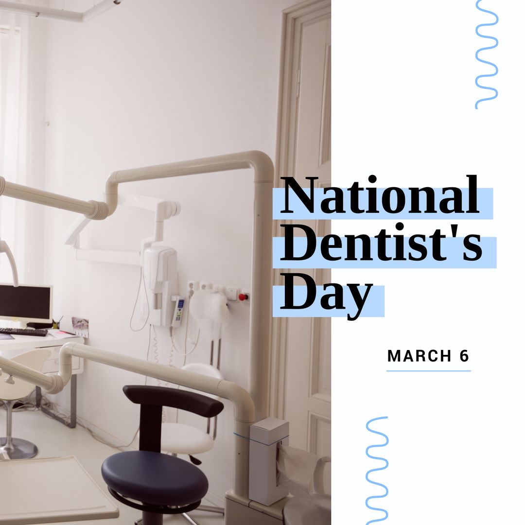 National Dentist's Day Celebration with Modern Dental Clinic Interior - Download Free Stock Templates Pikwizard.com