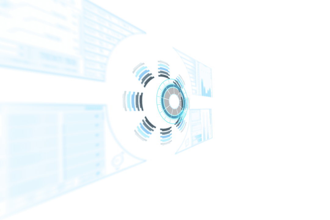 Transparent Digital Scope Scanning Image with Data Processing Elements - Download Free Stock Images Pikwizard.com