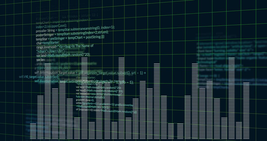 Data Visualization with Dynamic Grid and Code Overlays