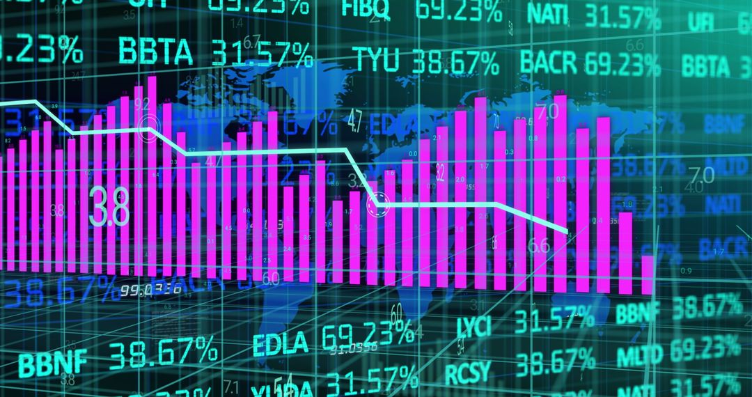 Modern Finance Simplified with 3D Analytics Illustration Concept