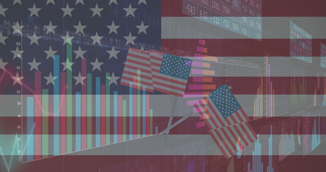 American Flag and Financial Data Fusion