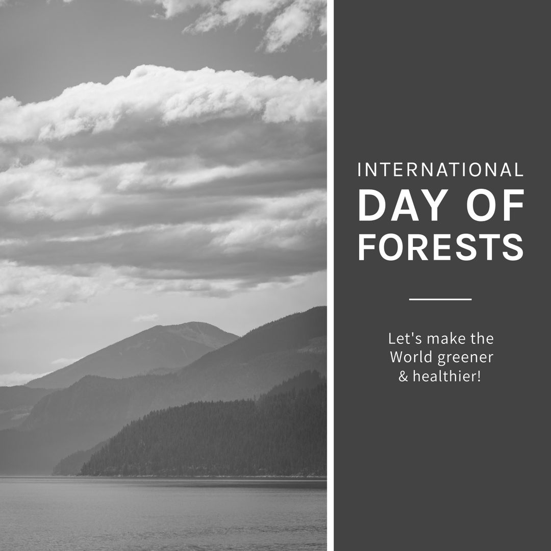 Scenic Mountainous Forest Landscape Promoting Environmental Awareness