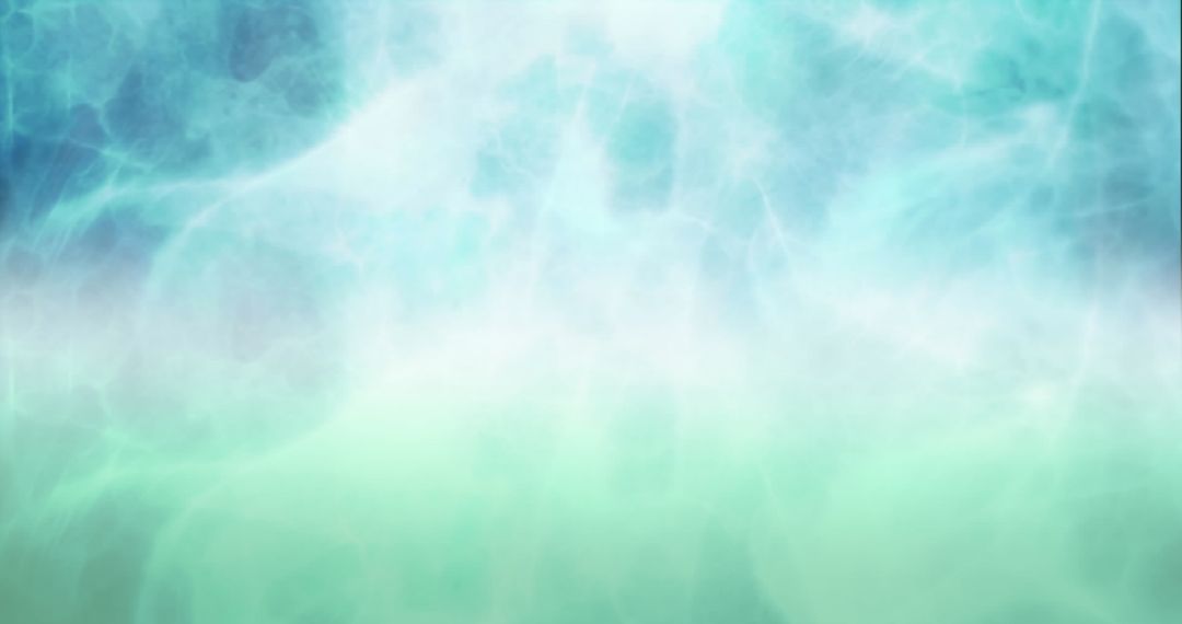 Abstract Green Smoke Clouds Creating Dreamy Atmosphere